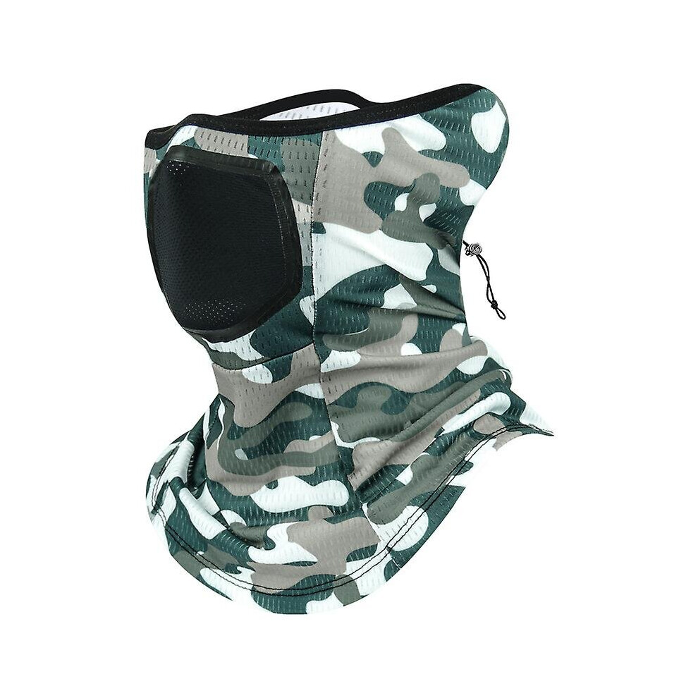 (C) Camouflage Outdoor Riding Mask Sunscreen Cover Adjustable Headgear Neck Sleeve Not,Specified 768649754394