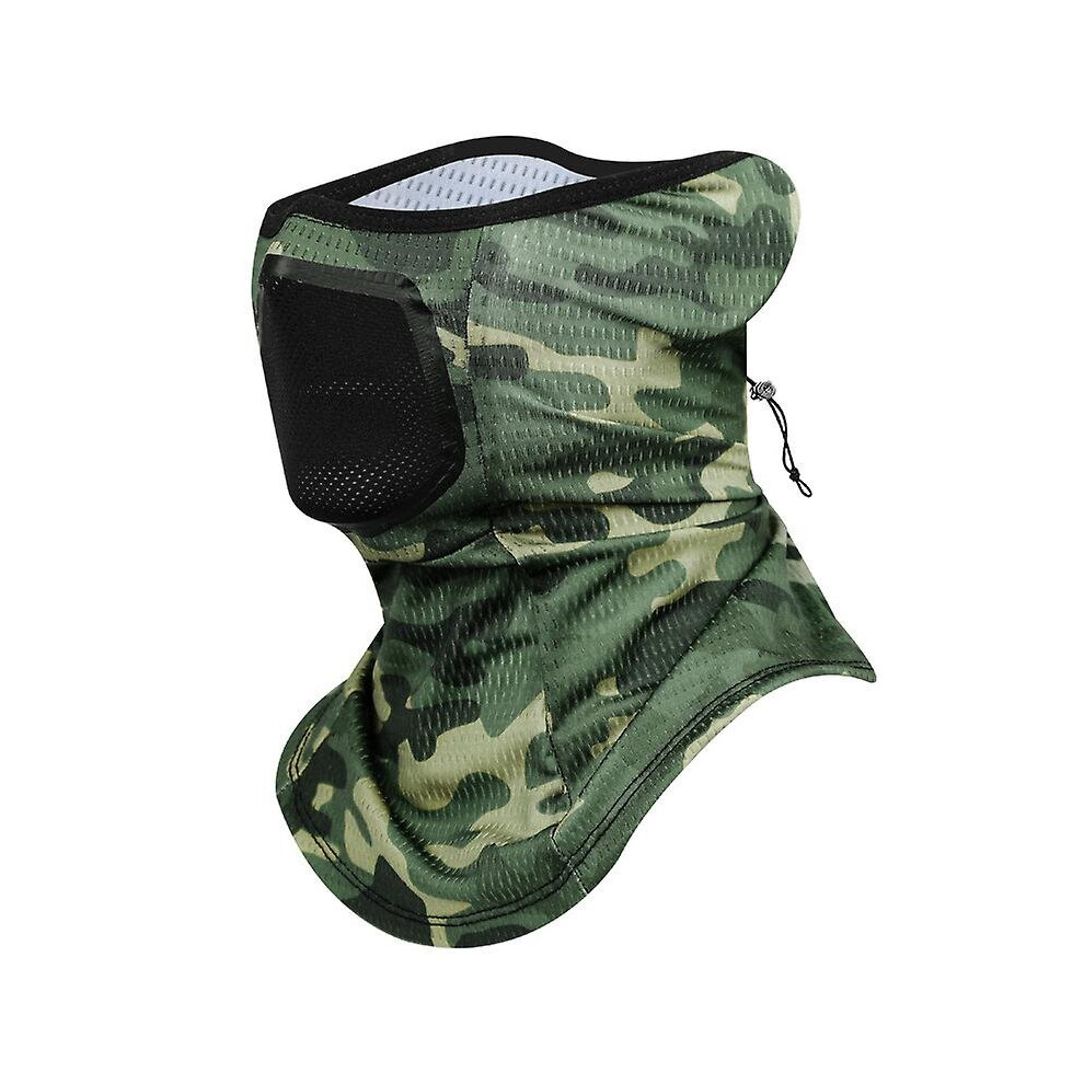(D) Camouflage Outdoor Riding Mask Sunscreen Cover Adjustable Headgear Neck Sleeve Not,Specified 768649754424