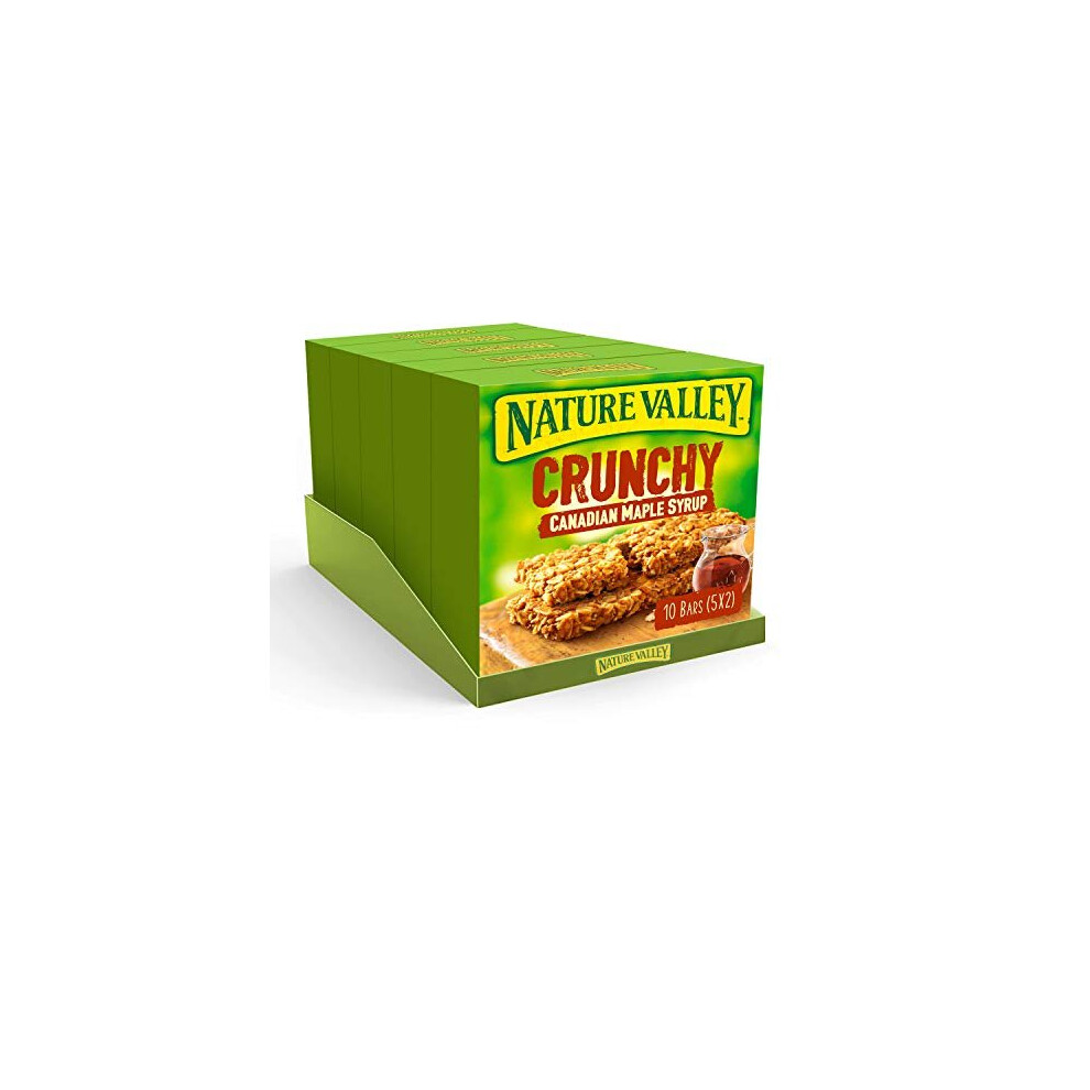 Nature Valley Crunchy Canadian Maple Syrup Cereal Bars 5X 42G (Pack Of 5, Total 25 Bars)