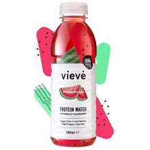 Vieve Protein Water 6x500ml - Watermelon | 20g Protein, Sugar Free, Fat Free & Dairy Free | A Ready to Drink Alternative to Protein Powders & Shakes |