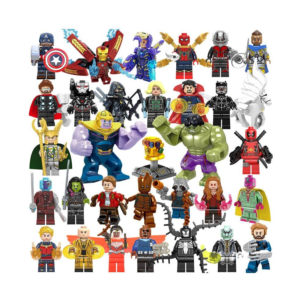 32PCS Marvel Superheroes Minifigures Building Blocks Fit Lego