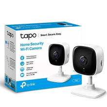 TP-Link Tapo Mini Smart Security Camera, Indoor CCTV, Works with Alexa&Google Home, No Hub Required, 1080p, 2-Way Audio, Night Vision, SD Storage,