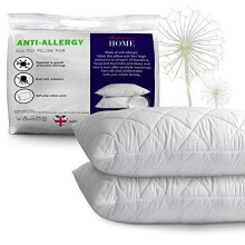 Adam Home Pillows 2 Pack Hotel Quality with Quilted Cover- Premium Filled Pillows for Side, Stomach and Back Sleeper, Down Alternative Bed Pillow-Soft