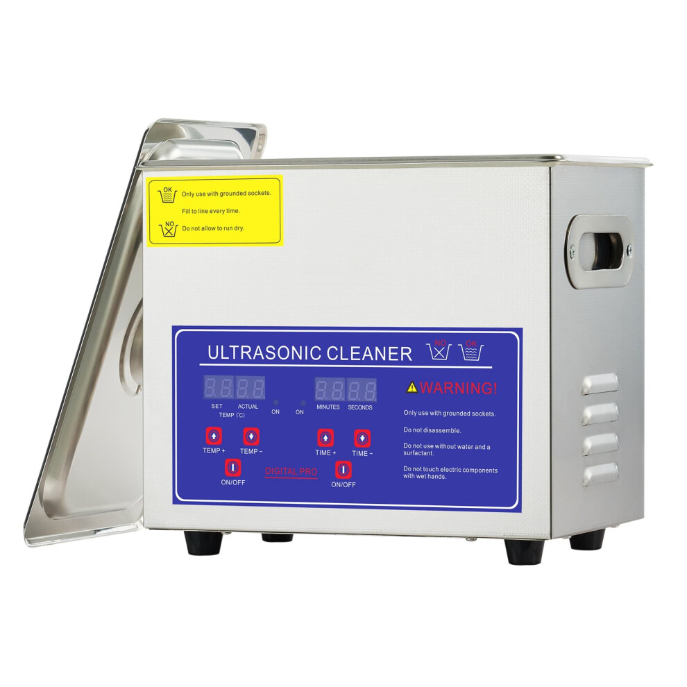 3L Digital Ultrasonic Cleaner Cleaning Machine w/ Heater Timer