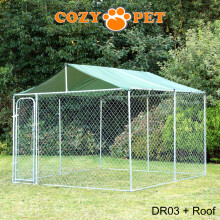 Dog Run 3 x 3 m Cozy Pet Chicken Runs Poultry Whelping Pen Puppy Enclosure