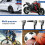 Digital Electric Inflator Pump, Car Tyre Air Compressor Rechargeable 13