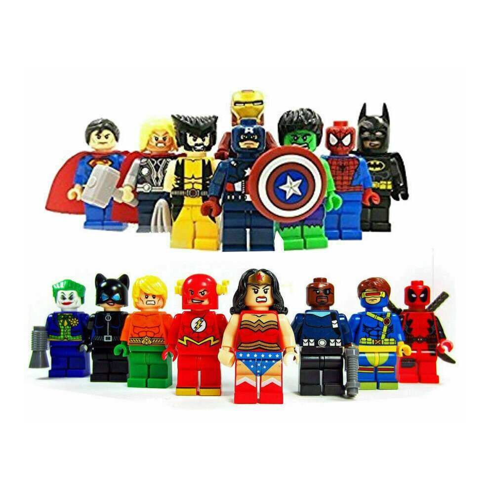 16Pcs Marvel Avengers Super Heroes Minifigures Set