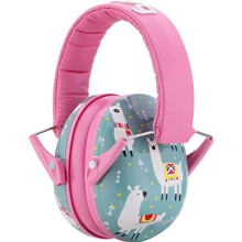 Snug Kinderearmuffs - Geluidsdempende Hoofdtelefoon voor Peuters, Kinderen & Volwassenen (Lama's)