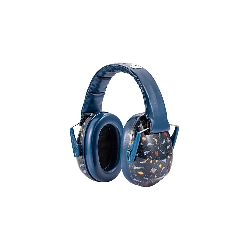 Snug Kids Ear Defenders - Noise Cancelling Headphones Protectors For Children, Toddlers And Baby (Space)