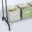 ( Black) Double Clothes Rail Hanging Rack Storage Shelf 6