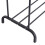 ( Black) Double Clothes Rail Hanging Rack Storage Shelf 4
