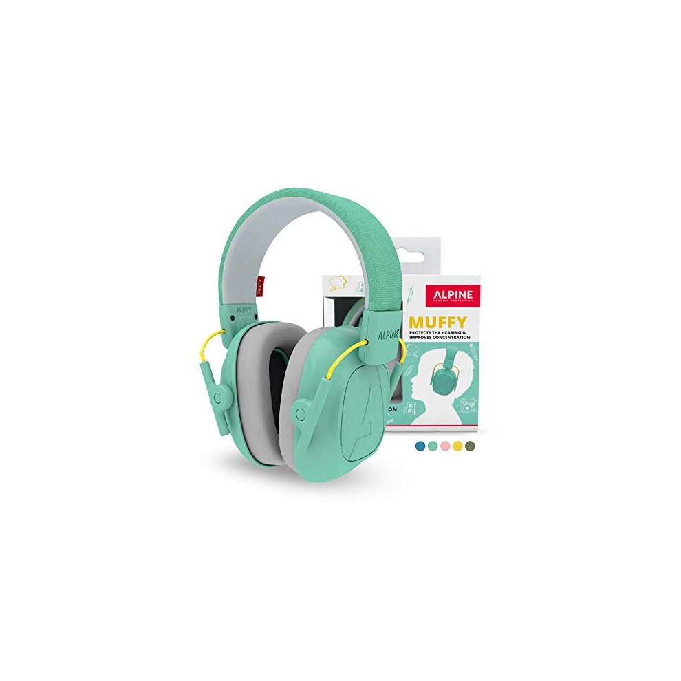 Alpine Muffy Kids Ear Defenders - Ear Muffs for Children aged up to 16 - Premium Noise-canceling Earmuffs specially designed for Kids - Comfortable