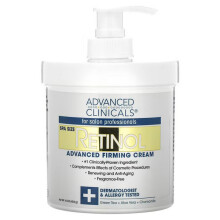 Advanced Clinicals, Retinol, Avancerad Firming Cream, Parfymfri, 16 oz (454 g)