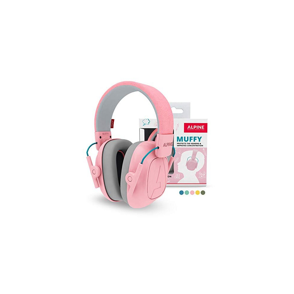 Alpine Muffy Kids Ear Defenders - Ear Muffs for Children aged up to 16 - Premium Noise-canceling Earmuffs specially designed for Kids - Comfortable