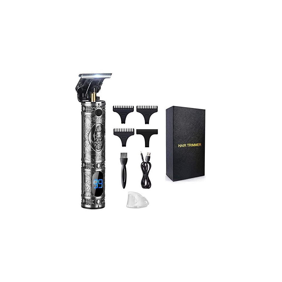 Suttik Hair Clippers For Men, Beard Trimmer, Zero Gapped Trimmer T-Blade Trimmer Clippers For Hair Cutting, Cordless Trimmers Professional Barber,