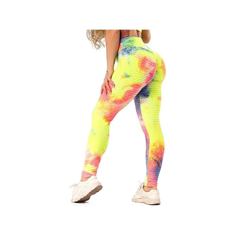 A AGROSTE Seamless Tie Dye Scrunch Butt Lifting Workout Leggings for Women  Booty High Waisted Yoga