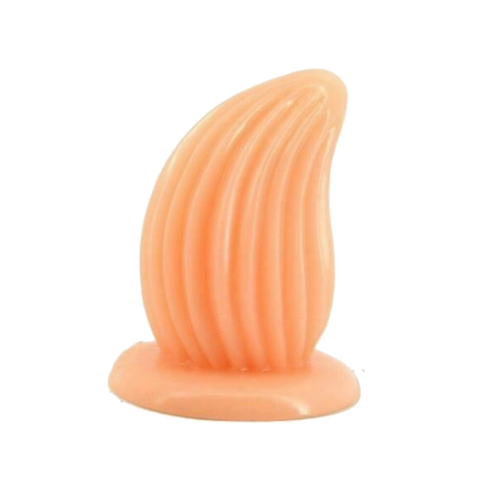 (Flesh) 11.5Cm 4.5Inch Faak Dildo Dong Colour Rubber Sex Toy 7Cm Thick Butt Plug