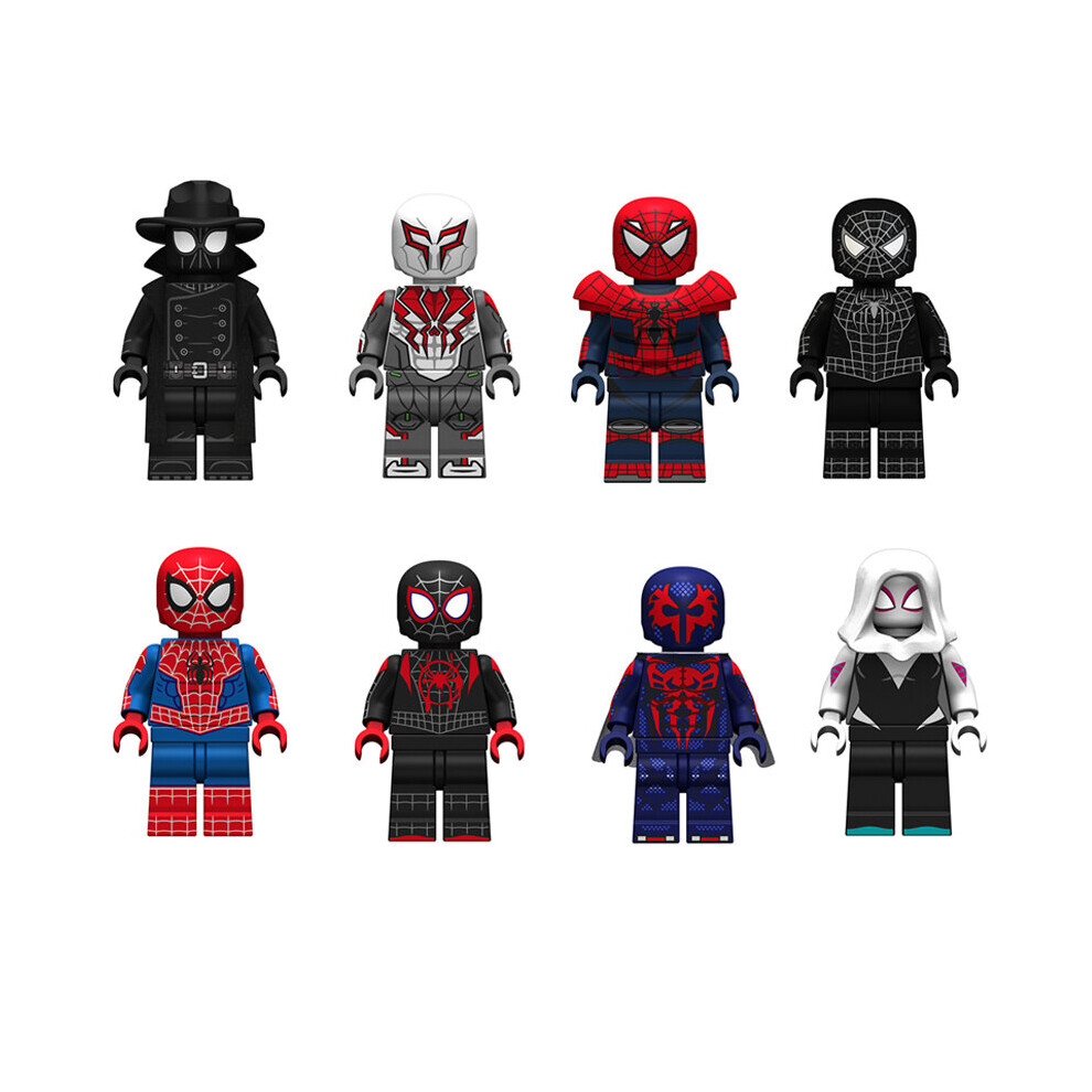 Gacloz (Spiderman) 8Pcs Minifigure Building Blocks Toys Gift