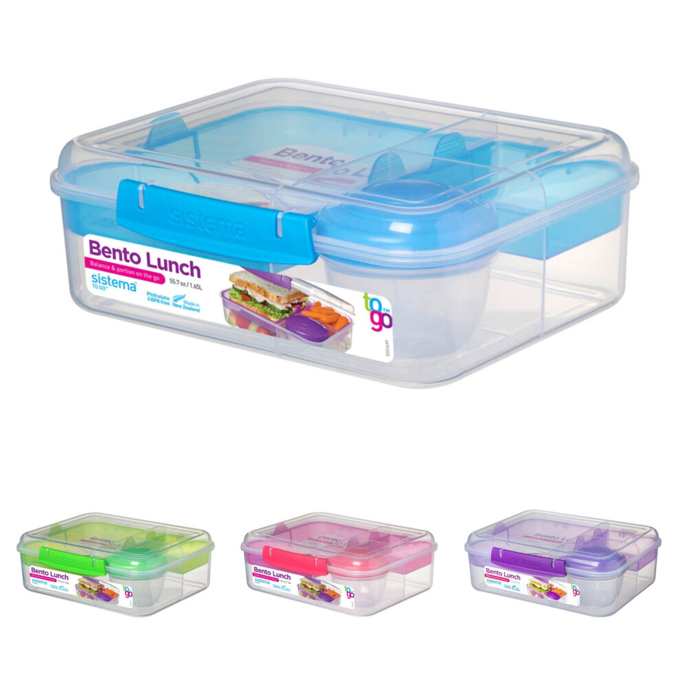 Sistema Bento Lunch To Go Healthy Lunchbox Work School Travel On The Go Turquoise