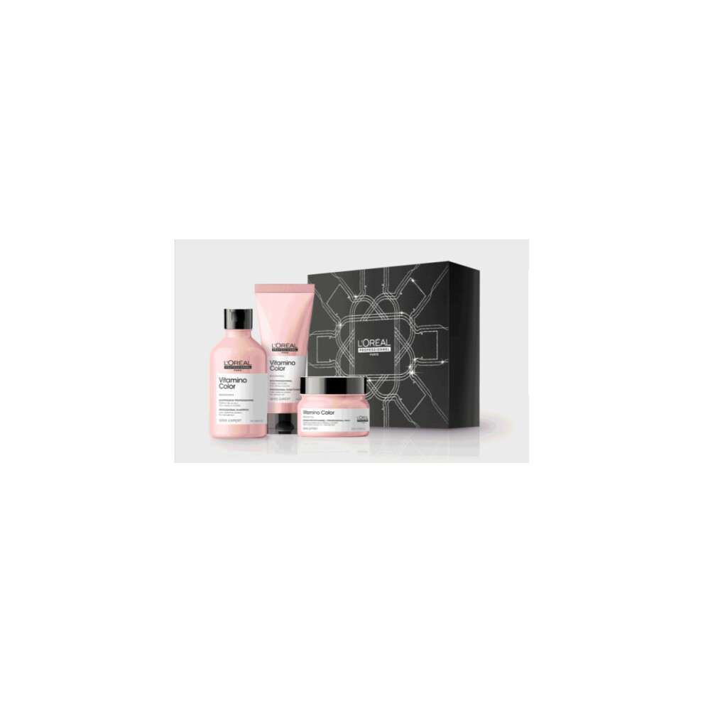 L'oreal Serie Expert Vitamino Shampoo 300ml, Conditioner 200ml & Masque Gift Set
