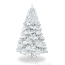 (5ft/150cm) Christmas Tree White Deluxe w/ Storage Bag