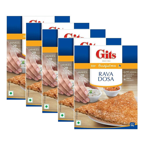 (Pack of 5) GITS Rava Dosa 500g