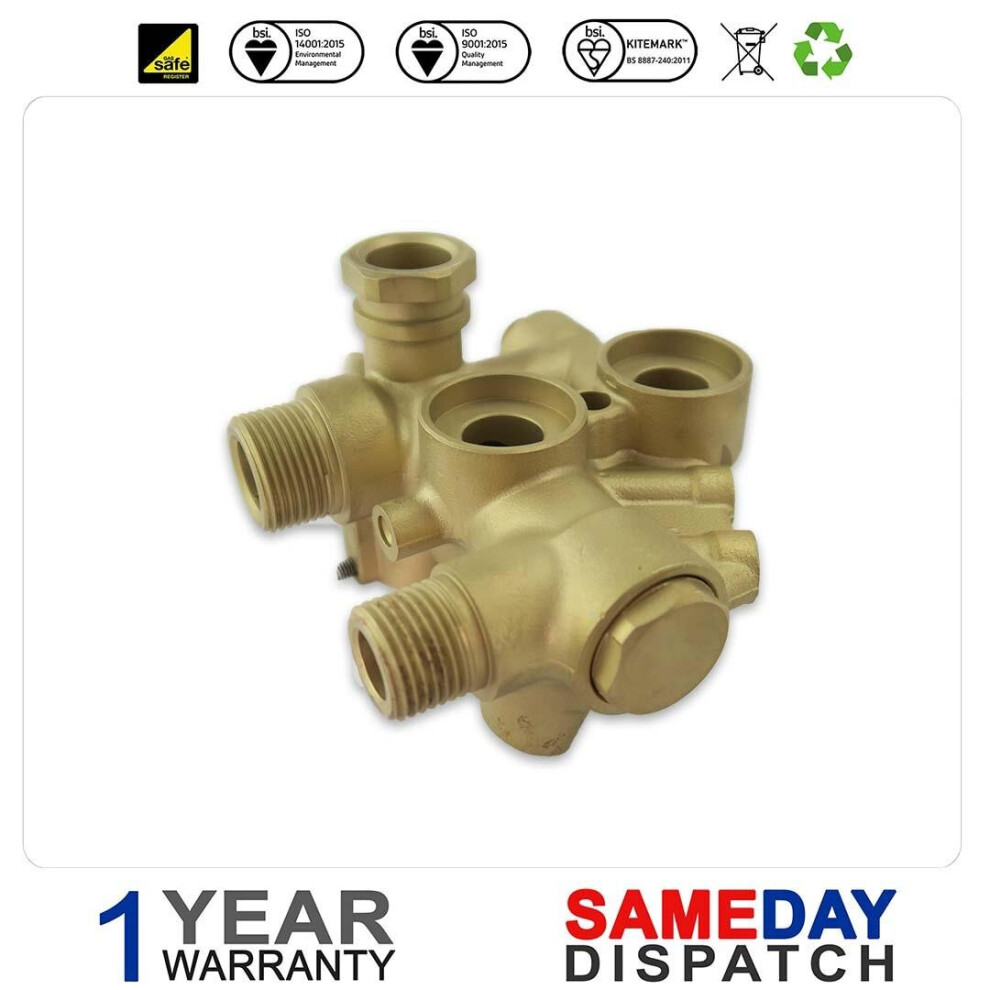 Baxi Potterton Main Hydraulic Inlet Assembly With Prv 248246 5056511814334
