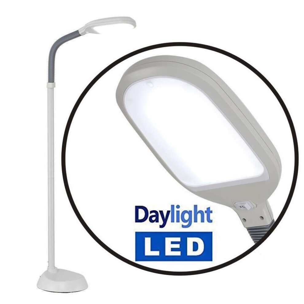 Floor Standing Daylight LED Reading Hobby Work Craft SAD Standard Lamp