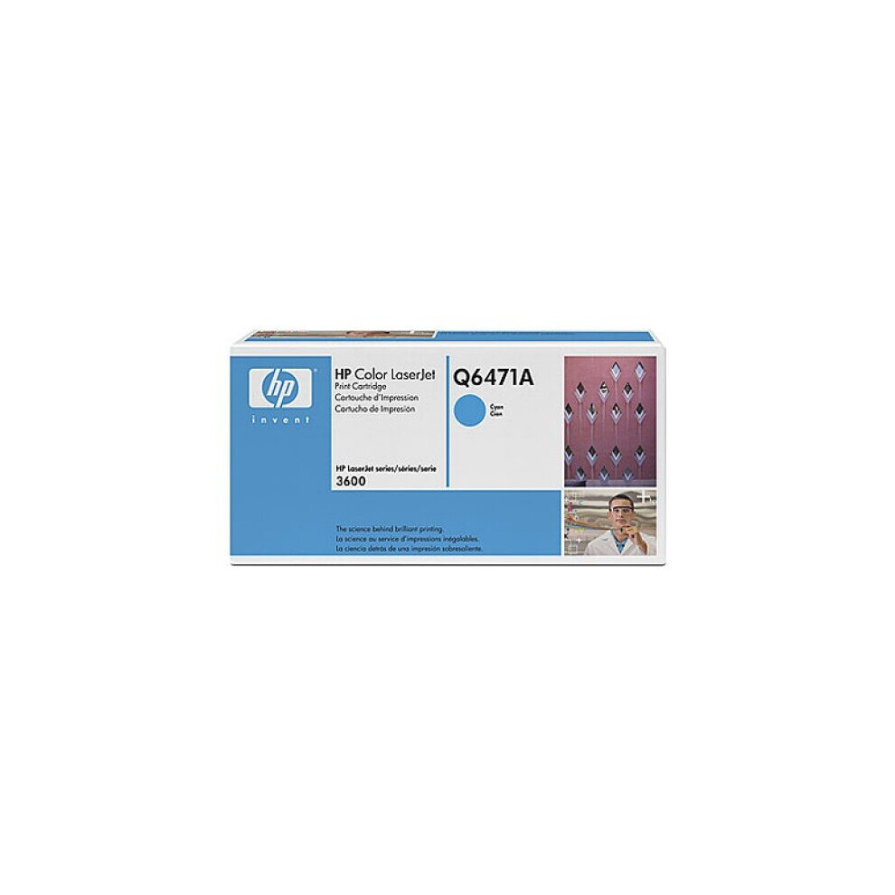 HP 502A Cyan Original LaserJet Toner Cartridge (Q6471A)