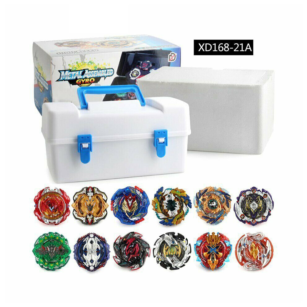 12X Boxed Bayblade Beyblade Burst Set With Launcher Arena Fight Battle