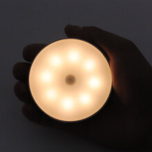 (Warm light) 6 Pack LED Rechargeable PIR Motion Sensor Night Light Closet Stair Toilet Lamp66