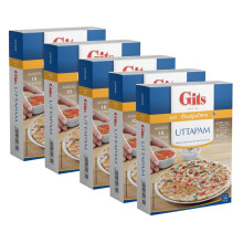(Pack of 5) GITS Uttapam 500g ,Traditional South Indian Breakfast ,No Added Preservatives,Tasty and Healthy