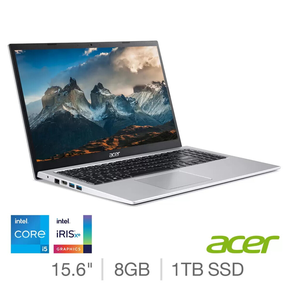 Acer Aspire 3 Laptop, Intel Core I5, 8Gb Ram, 1Tb Ssd, Nx.addek.00n