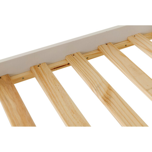 Seconique Monaco 4FT Small Double  High Foot End Bed Frame Only - White 2