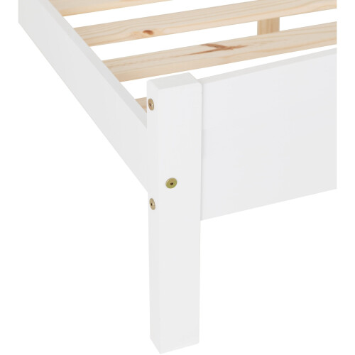Seconique Amber 4FT 6inch Double Bed Frame Only - White 1
