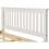 Seconique Monaco 4FT Small Double  High Foot End Bed Frame Only - White 2