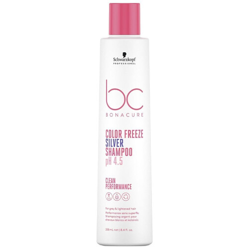 Schwarzkopf (250ml) Bonacure  Clean Color Freeze Silver Shampoo