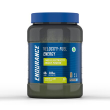 (Lemon & Lime) Endurance Velocity Fuel Energy - High Carbohydrate and Electrolyctes Energy Drink Powder by Applied Nutrition 1.5kg - 30 Servings