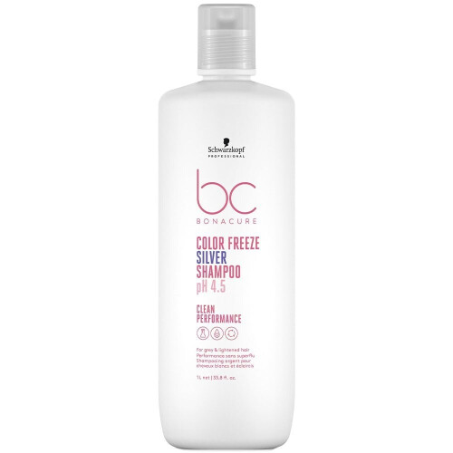 Schwarzkopf (250ml) Bonacure  Clean Color Freeze Silver Shampoo 2