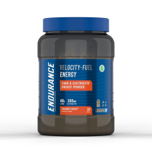 (Orange Burst) Endurance Velocity Fuel Energy - High Carbohydrate and Electrolyctes Energy Drink Powder by Applied Nutrition 1.5kg - 30 Servings