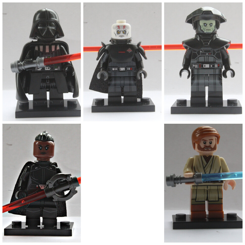 Star Wars Inquisitor Darth Vader Fit Lego Mini Figure Construction Toy