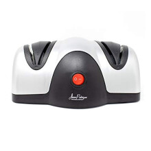 Electric Knife Sharpener - Professional Blade Sharpener, Ideal for All Types of Kitchen Knives - Master Class by Jean Patrique