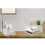 Exerz Letter Trays 2pcs Stackable Paper Sorter/ Desk Organiser/ File Tray for Desk - Wire Mesh Metal File Rack - Office, School, Home Study (Whit 7