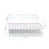 Exerz Letter Trays 2pcs Stackable Paper Sorter/ Desk Organiser/ File Tray for Desk - Wire Mesh Metal File Rack - Office, School, Home Study (Whit 2