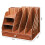 EXERZ Desktop Organiser with Drawer Wooden Paper Sorter - Assembly Easily- 3 Layers File Storage, Holds A4 Paper Document, Letter Filler and Rack 2