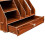 EXERZ Desktop Organiser with Drawer Wooden Paper Sorter - Assembly Easily- 3 Layers File Storage, Holds A4 Paper Document, Letter Filler and Rack 4