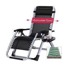 DQCHAIR Zero Gravity Chairs Oversized Zero Gravity Chair for Heavy Duty People, Extra Wide Patio Recliner Sun Lounger for Beach Sunbathing, Suppo