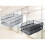 Exerz Letter Trays 2pcs Stackable Paper Sorter/Desk Organiser/File Tray for Desk - Wire Mesh Metal File Rack - Office, School, Home Study (EX6357 7