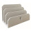 Grey Letter Rack with Heart Window 2