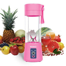 Personal Blender, Portable Blender for Smoothies and Shakes Handheld Electric Fruit Mixer Machine Six Blades 380mL USB Rechargeable Ice Mini Juic